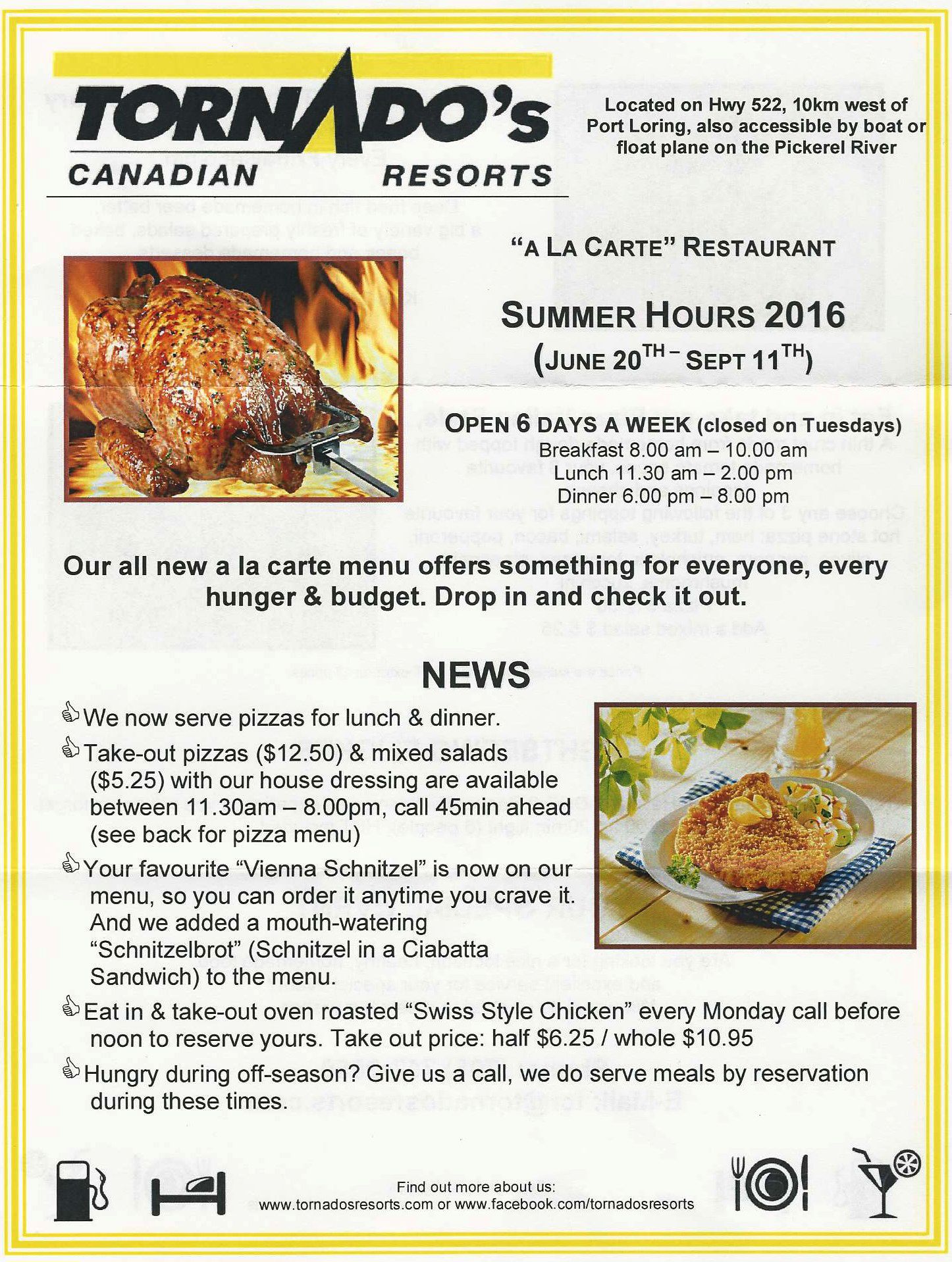 Tornado’s Resort, Port Loring, Ontario, Canada THE WALTERS POST