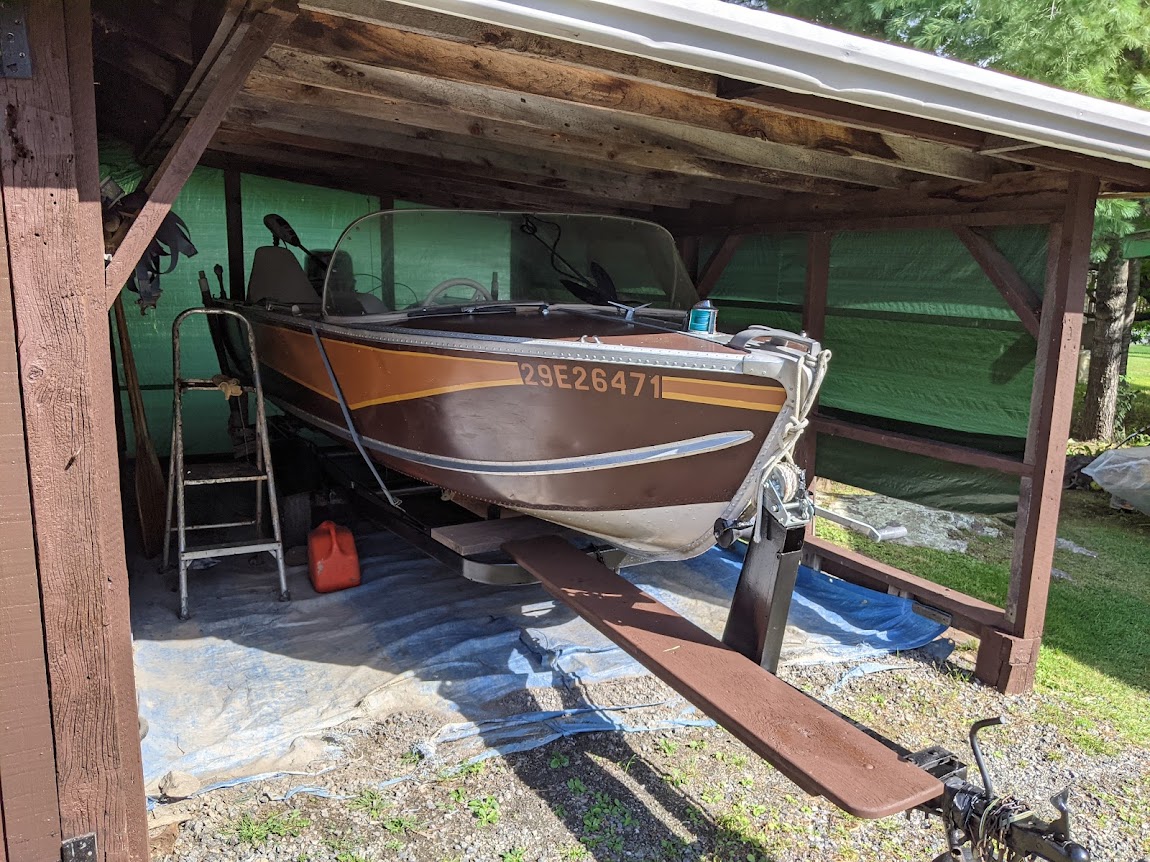 Vintage FeatherCraft Aluminum Boat For Sale Port Loring, Ontario