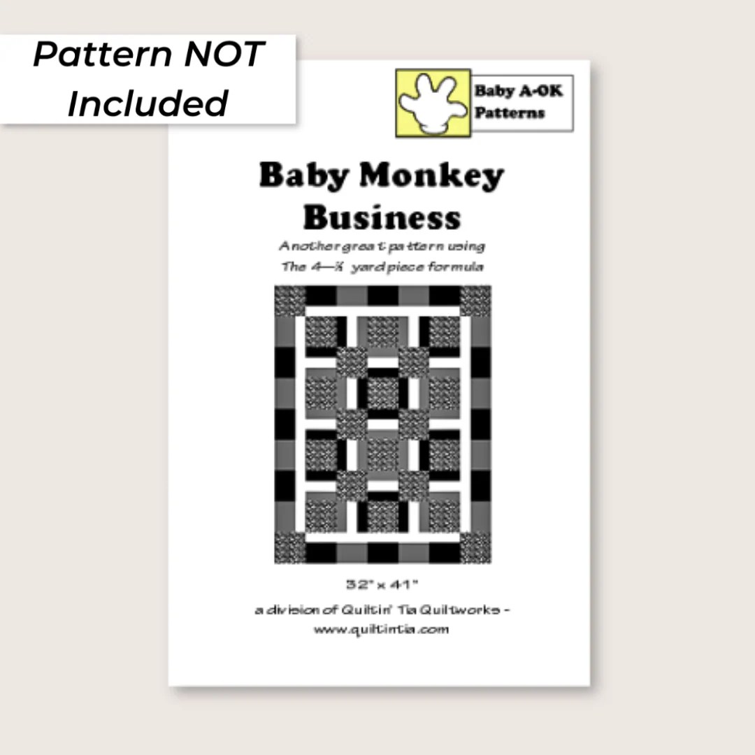 Baby Monkey Business Quilt Quiltin' Tia Quiltworks Yippie Yi Yo Ki