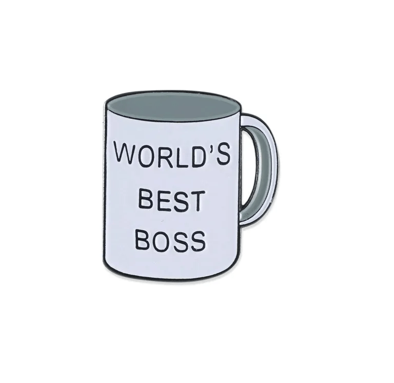 The Office Best Boss Pin كيري ميري