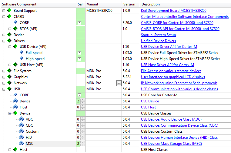 USB Component USB Device
