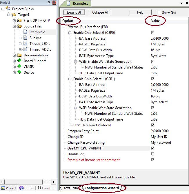 µVision User's Guide Configuration Wizard