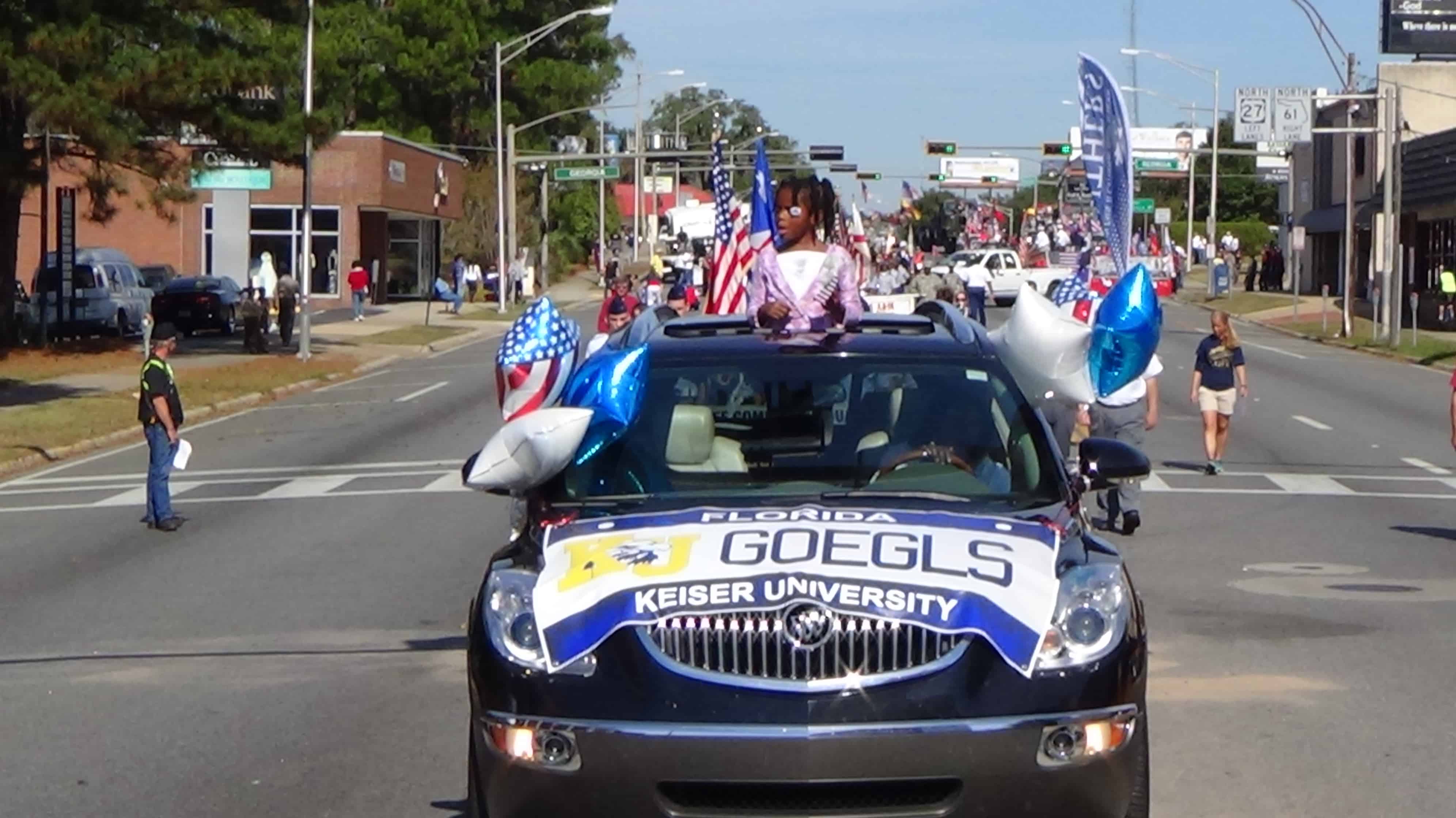 Tallahassee Participates in the Veterans Day Parade Keiser University