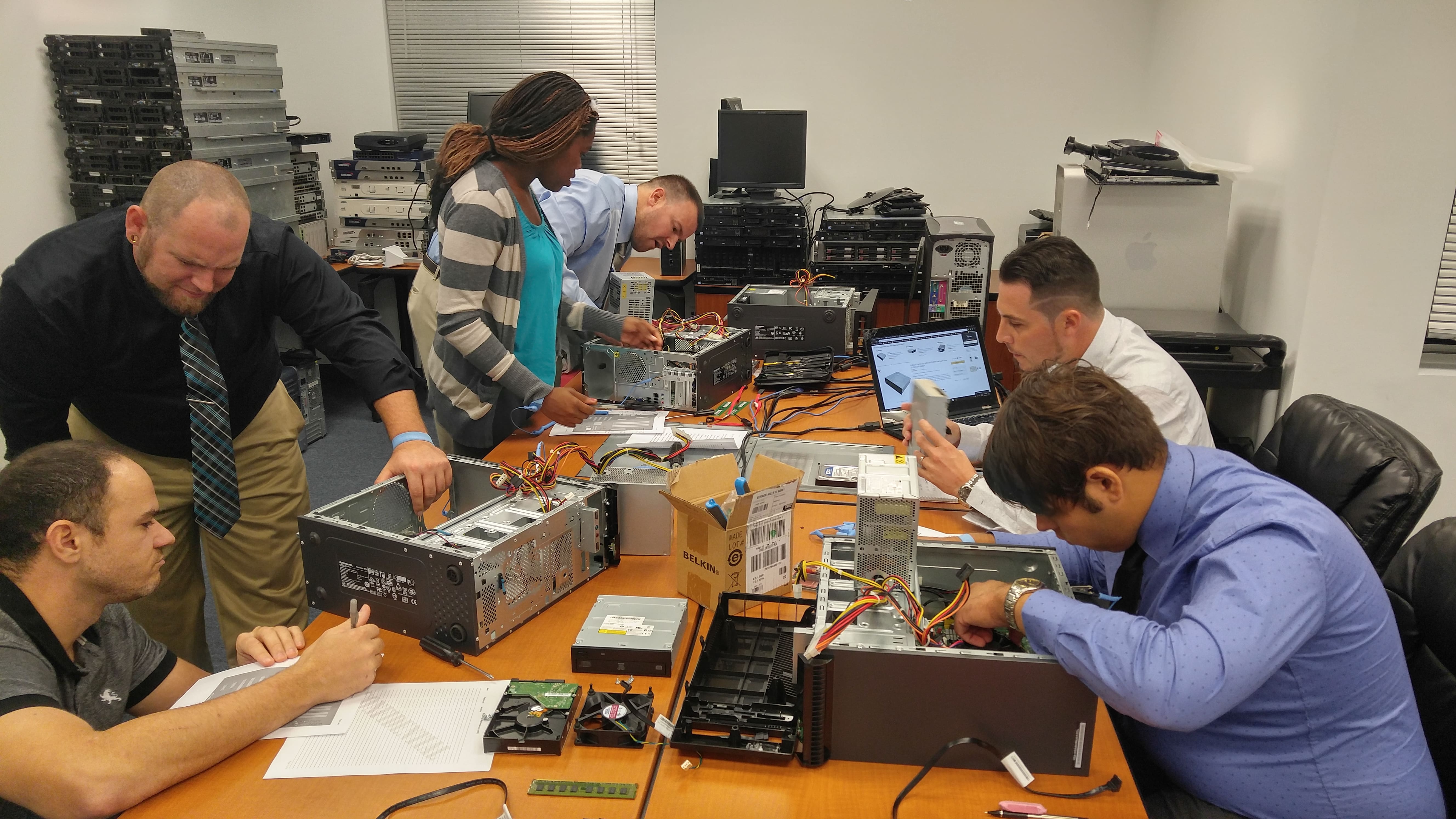 Breaking Down and Building Up PC’s at Keiser University Fort Myers