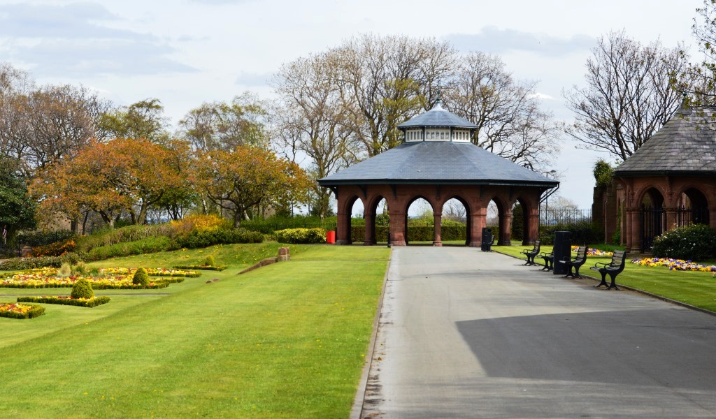 Photographs of Liverpool parks gardens and green spaces