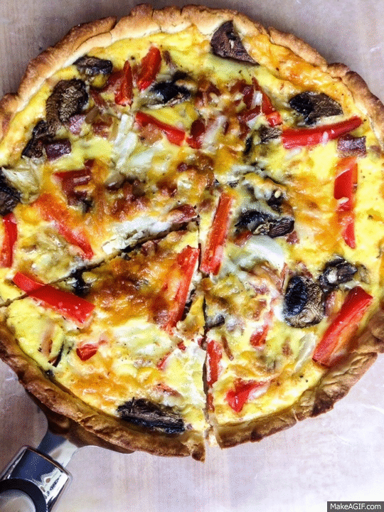 Savory Breakfast Quiche Kellie Rice Cakes