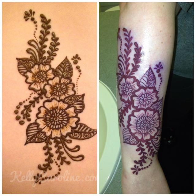 simple henna design Kelly Caroline