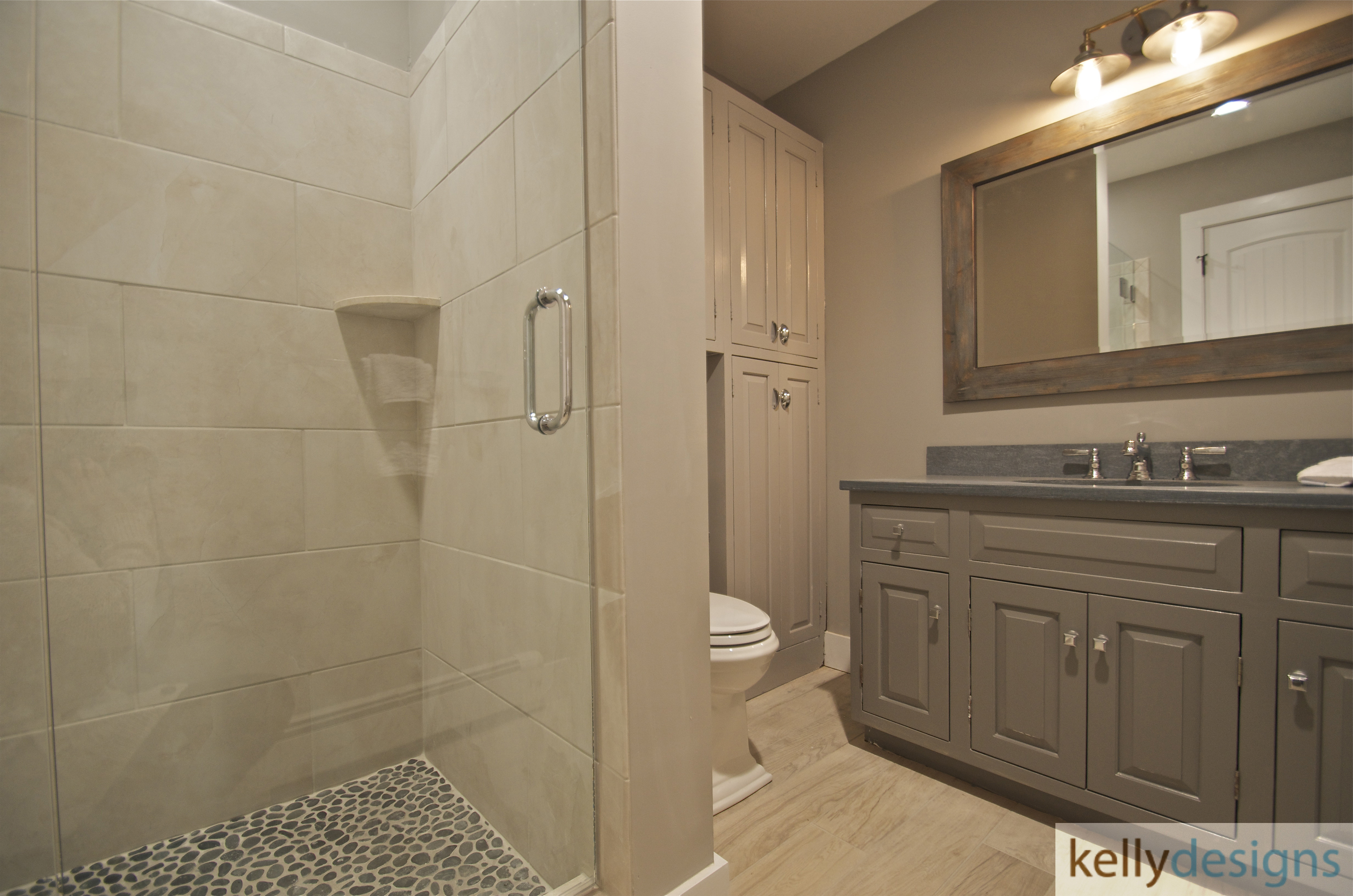 Redding Bath Remodel kellydesigns