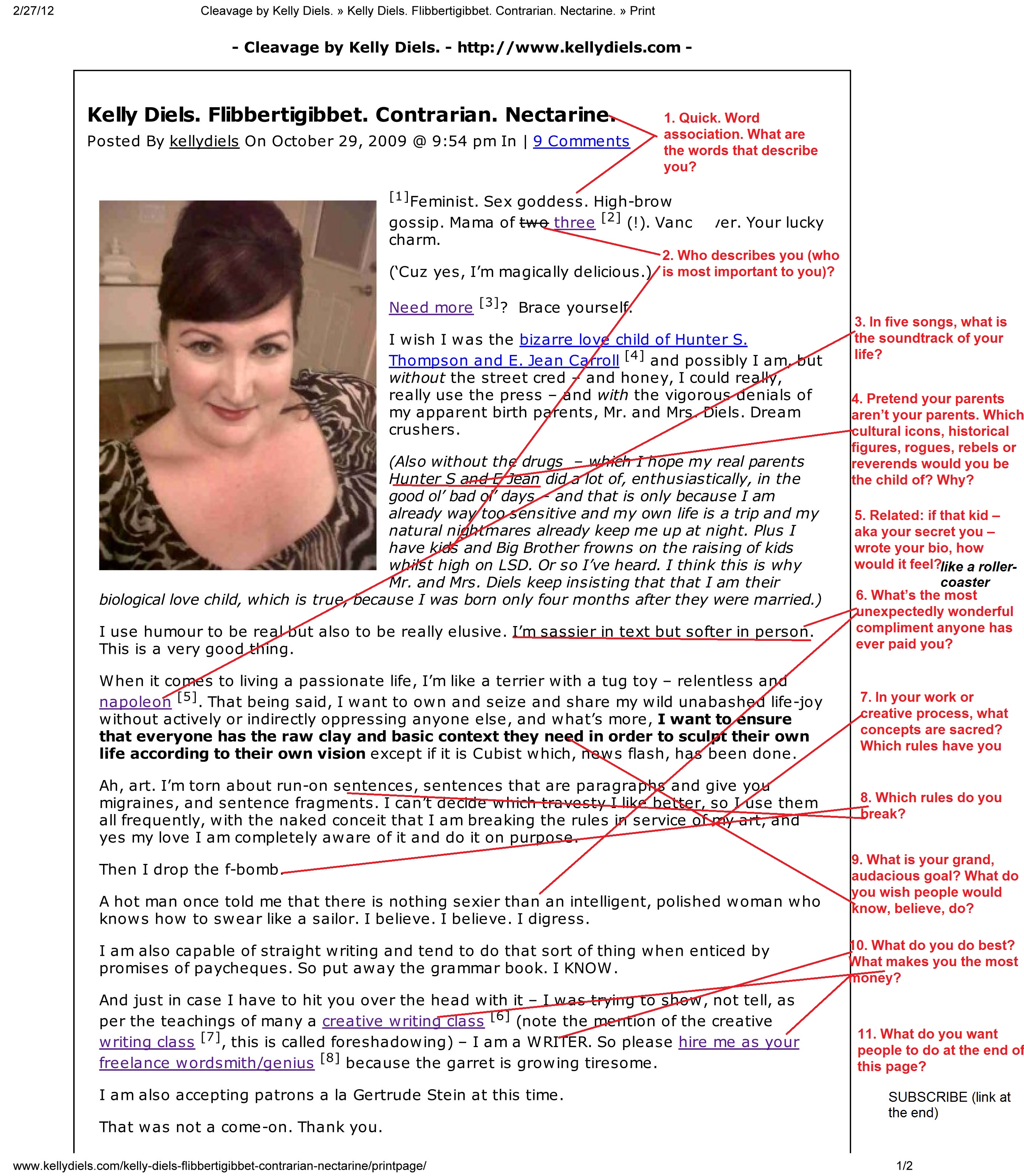 How To Write Your Own Biography