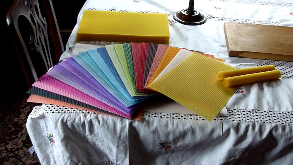 Candle… KBS Beeswax foundation, candles and beekeeping supplies