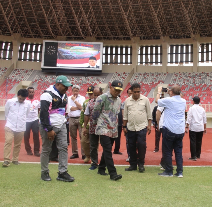 Stadion Papua Bangkit Wujudkan Indonesiasentris | Kementerian Koordinator  Bidang Pembangunan Manusia dan Kebudayaan