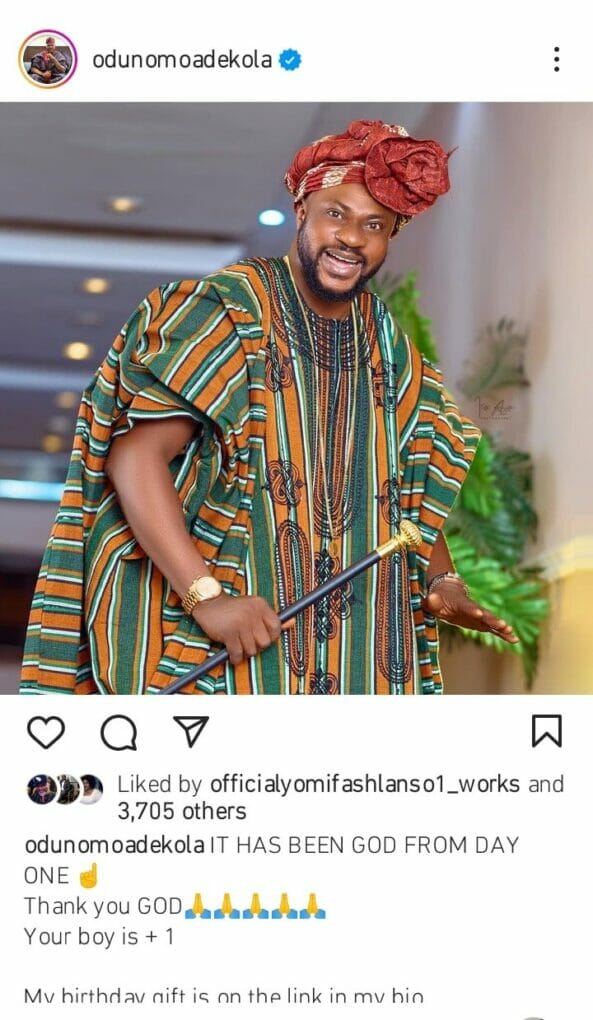 Actor Odunlade Adekola looks regal as he marks 46th birthday Kemi