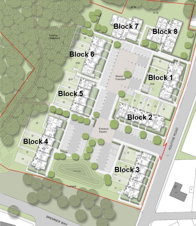 Housing Development Aquithie Road Kemnay Village