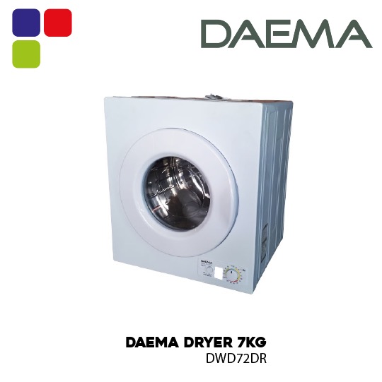 DAEMA DRYER 7KG (DAEWOO) DWD72DR Kemudi Timur