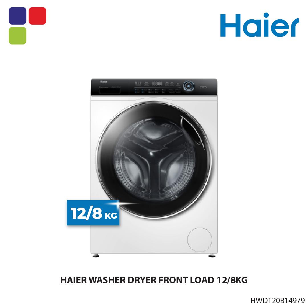 HAIER WASHER DRYER FRONT LOAD 12/8KG HWD120B14979 Kemudi Timur