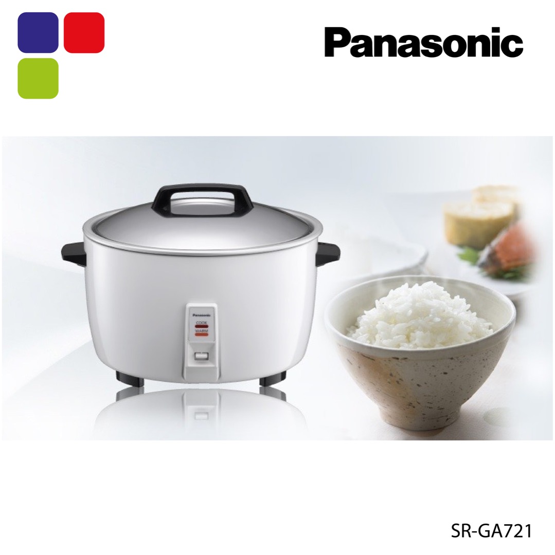 PANASONIC RICE COOKER 7.2L CONVENTIONAL SRGA721 Kemudi Timur