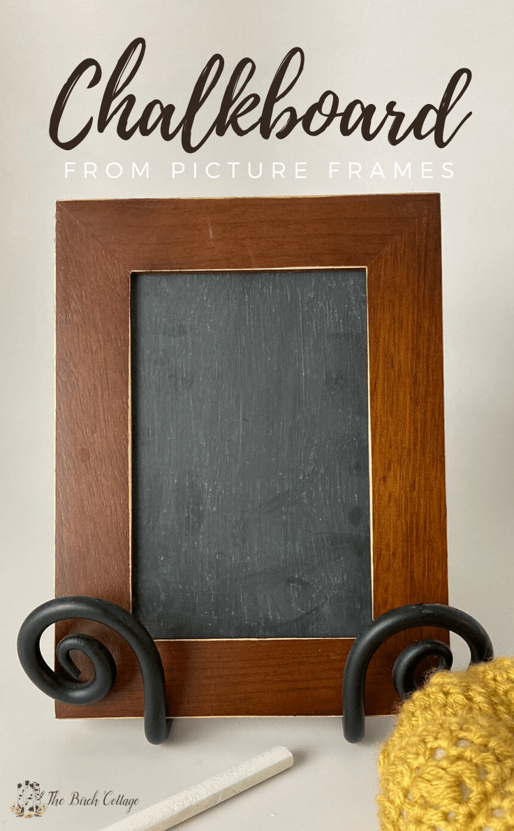 DIY Framed Chalkboard from An Old Picture Frame Ideas for the Home