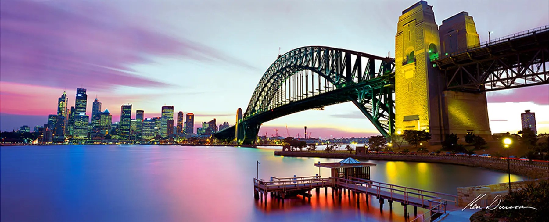 Jeffrey Street Wharf Photo Block Ken Duncan