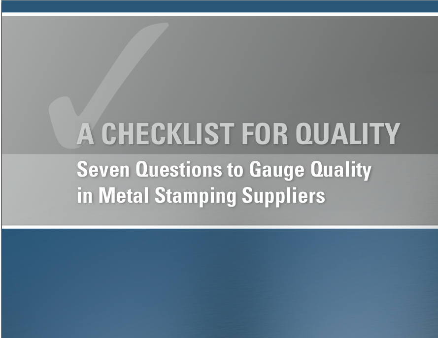 Metal Stamping Companies Adopt Automotive Industry Best Practices