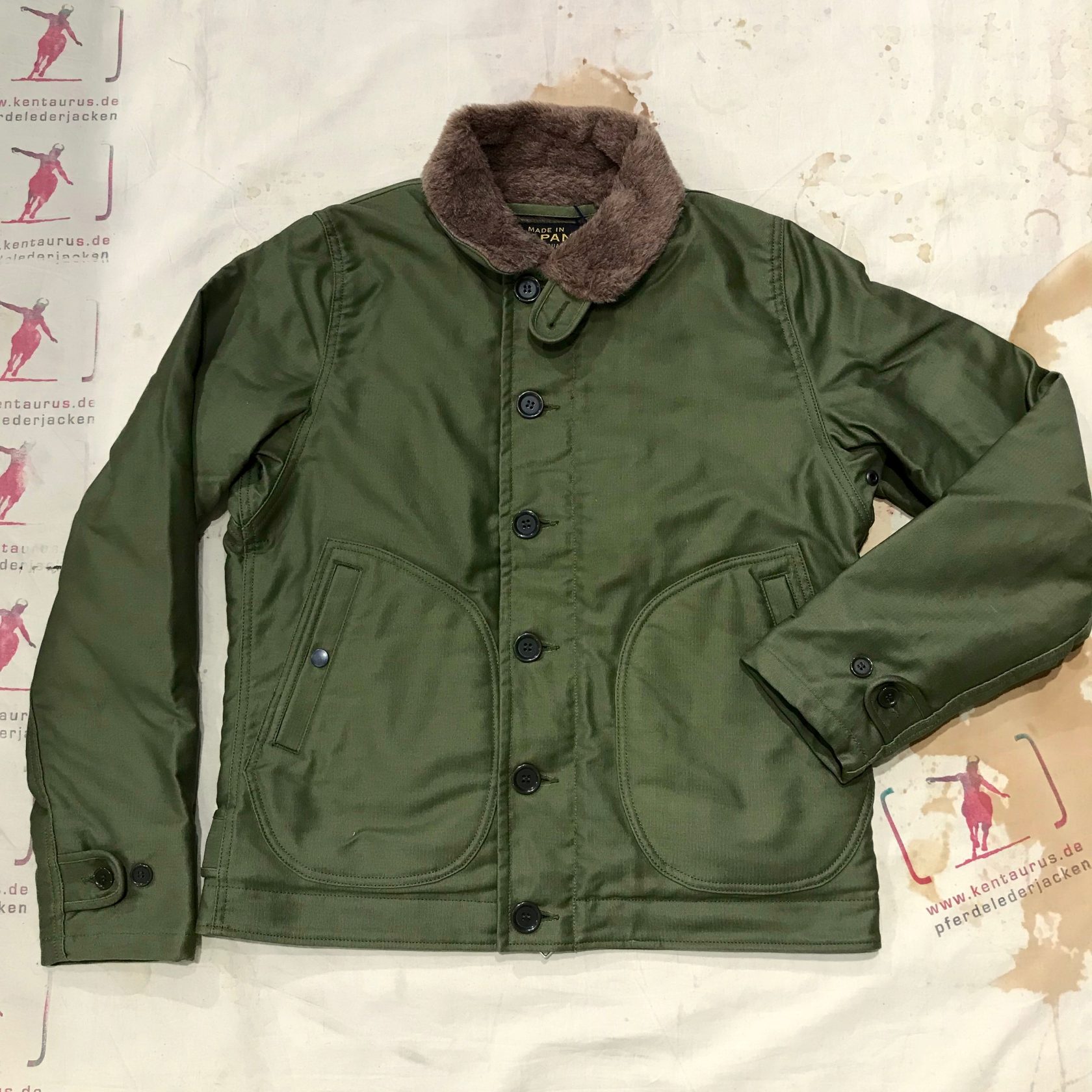Iron Heart M29 olive and khaki N1 Deck jacket Kentaurus