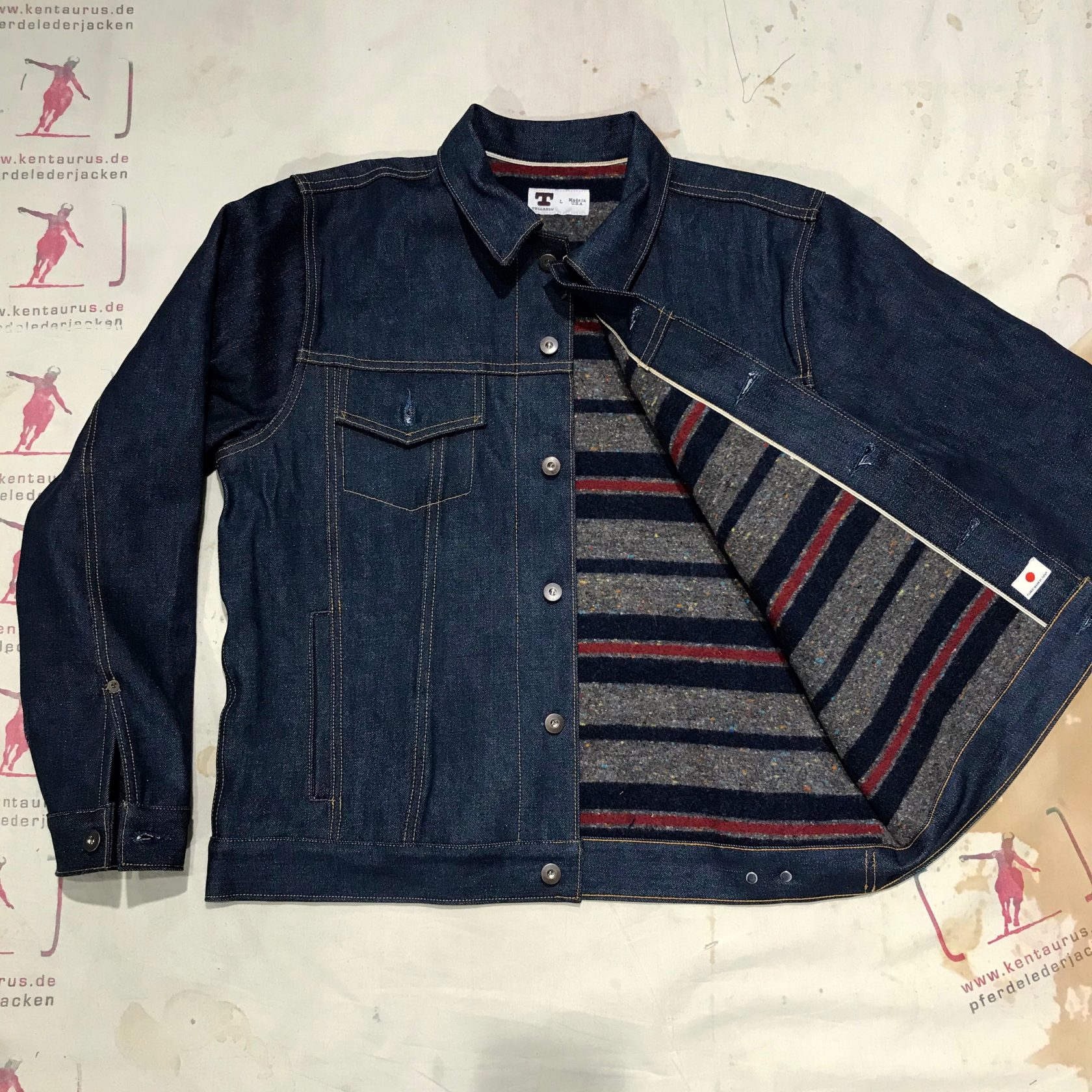 Tellason blanket lined jean jacket Kentaurus
