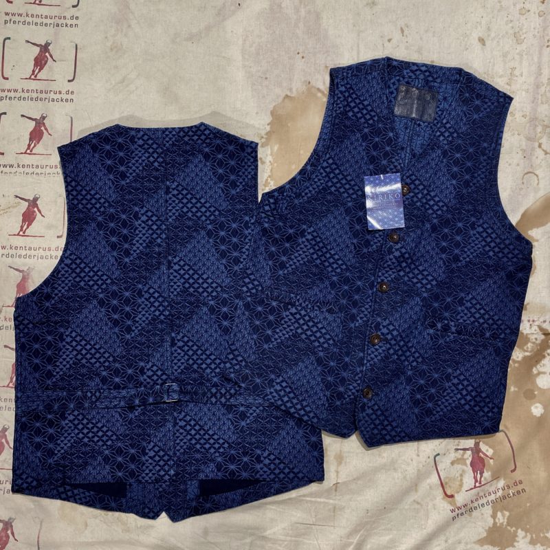 Studio D´Artisan D4489 Kiriko Cotton Vest Blue Kentaurus