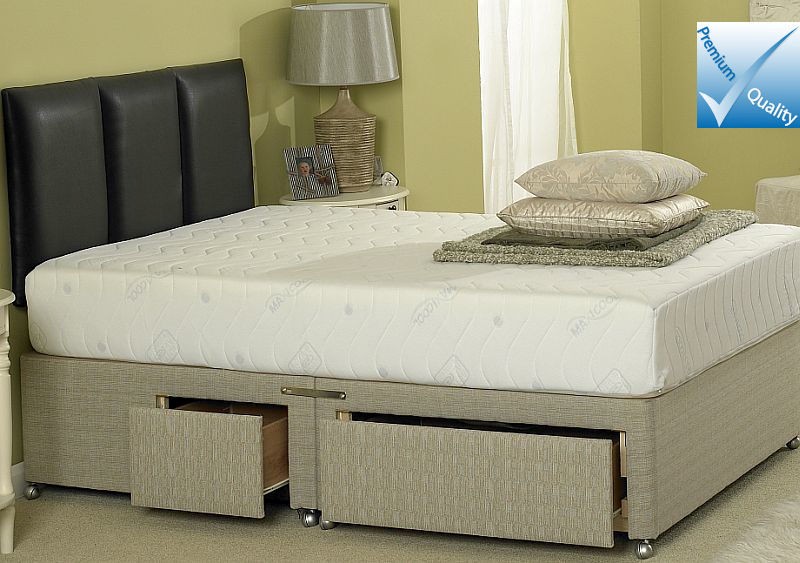 Medirest 250 Bronze Memory Foam Divan Bed & Mattress Folkestone