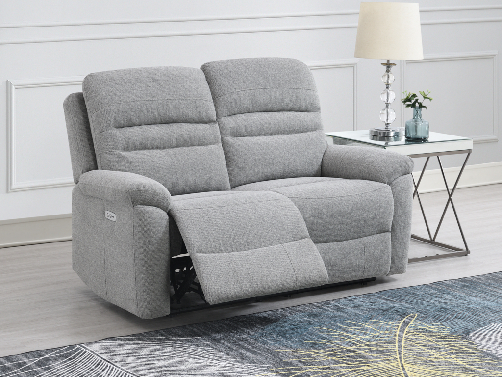Banbury Electric Recliner Suite Grey Folkestone, Ramsgate