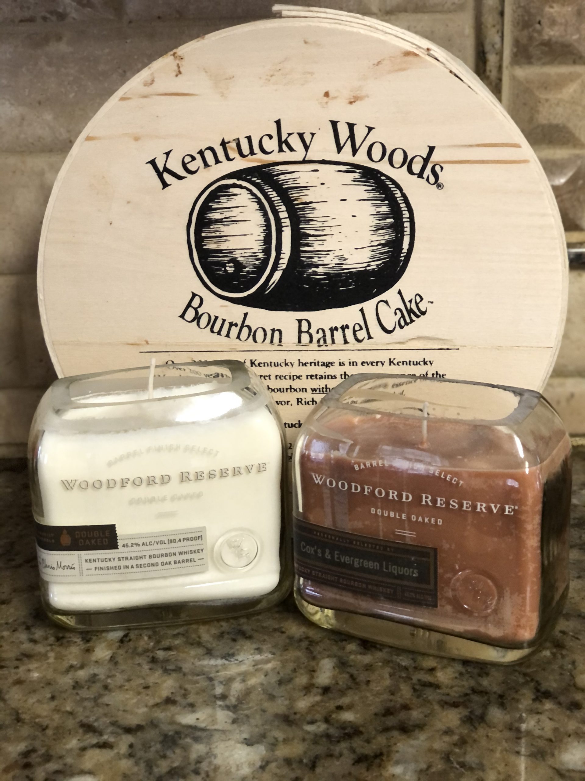 Woodford Reserve Double Oaked Bourbon Candle Kentucky Hug Candle Co