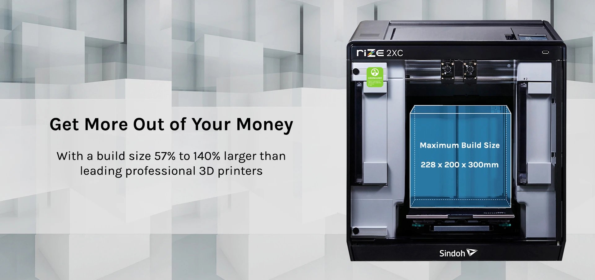 Buy Rize 2XC All 3D Printers Kent Industrial USA