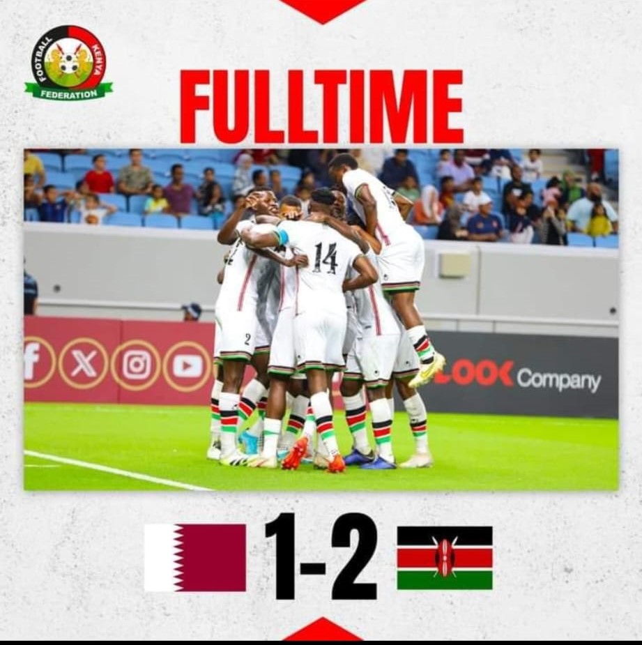 Harambee Stars stun World Cup hosts Qatar in Doha. Kenya Embassy Doha