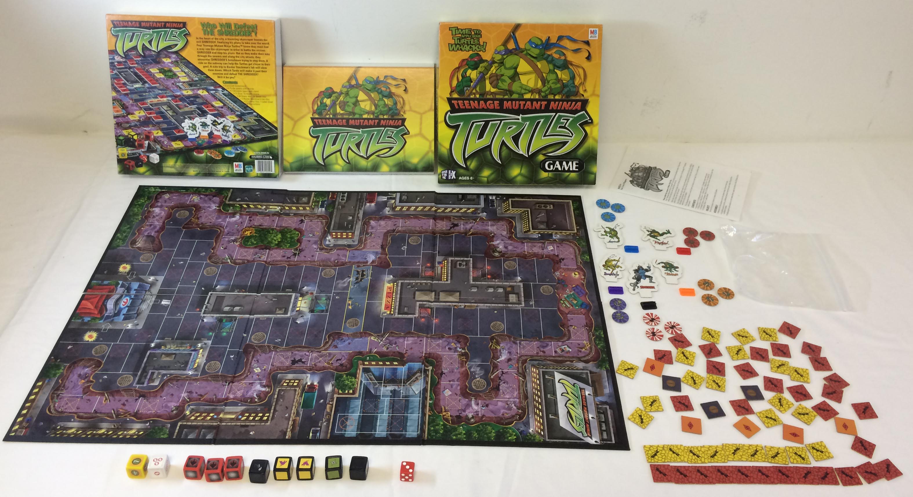 2003 tmnt TEENAGE MUTANT NINJA TURTLES BOARD GAMEApply