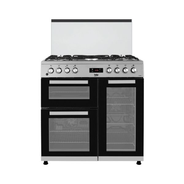 KDVF90X BEKO COOKER 90CM DOUBLE OVEN FREESTANDING COOKER Home