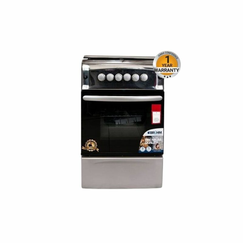 Bruhm BGC 5031NX 50X55 3 Gas 1 Hot Plate Cooker Home Appliances