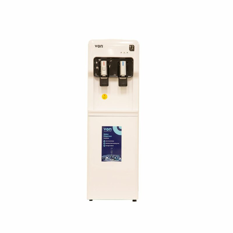 Von VADA2311W Water Dispenser Compressor Cooling White Home