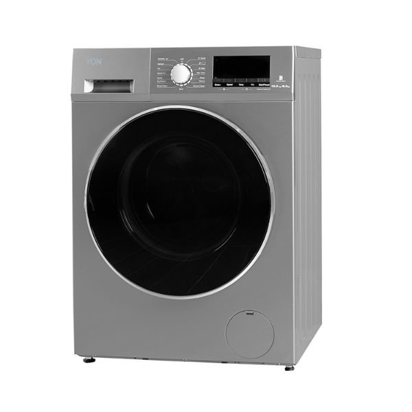 Von VAWD106FGS Washer & Dryer Front Load 10/6 KG Silver Home Appliances Washers Von