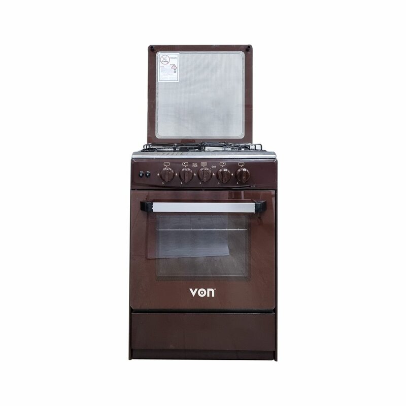 Von 5534 4 Gas Cooker Brown Home Appliances Cookers Von