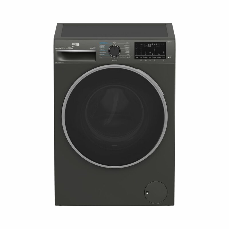 Beko BWD106 Front Load Washer Dryer, 10/6KG Grey Home Appliances