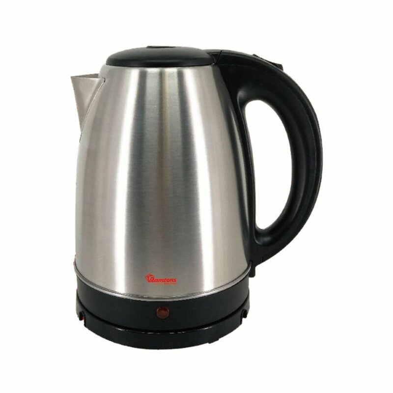 RAMTONS RM/398 CORDLESS ELECTRIC KETTLE 1.7 LITERS STAINLESS STEEL