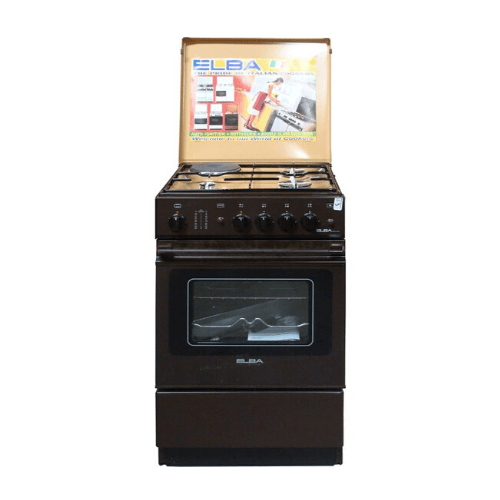 3 GAS + 1 ELECTRIC WHITE ELBA COOKER EB/124 Free Delivery Order