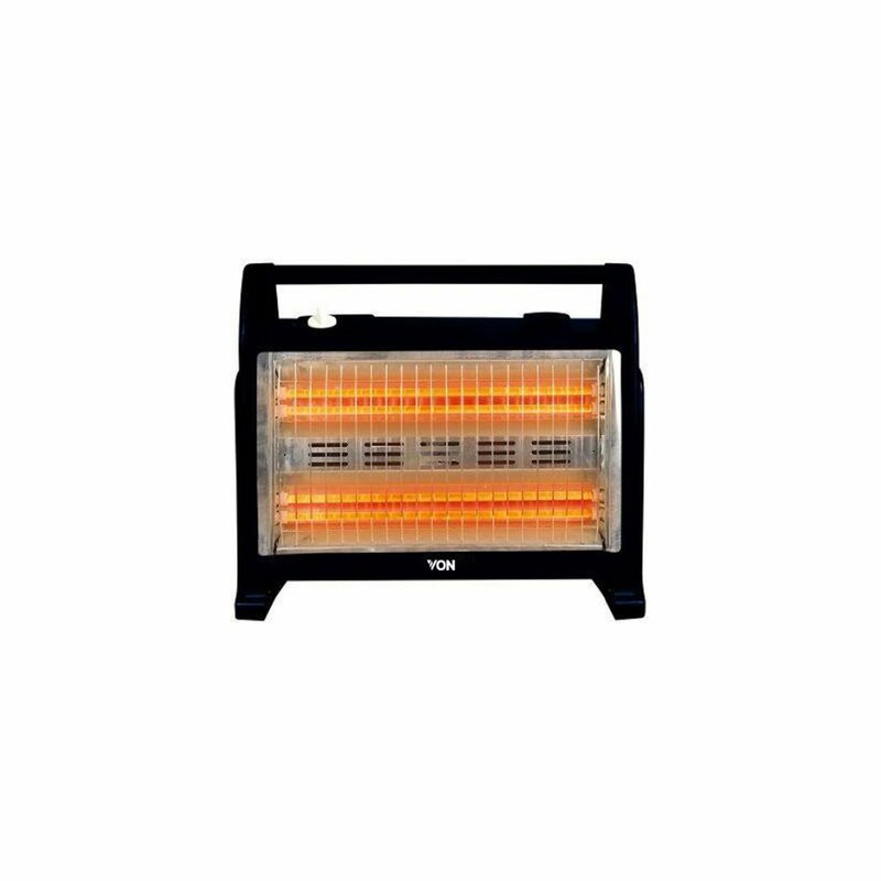 Von VSHC164QK Bar Heater, 1600W Black Home Appliances AC,Fans