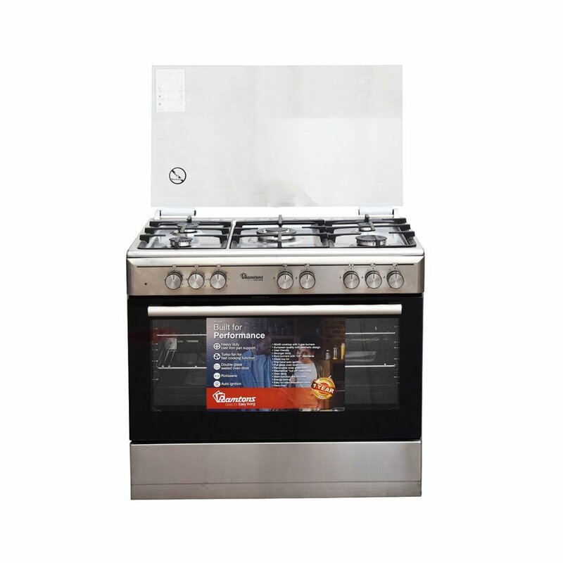 RAMTONS 5GAS 90X60 INOX COOKER RF/499 Home Appliances Cookers