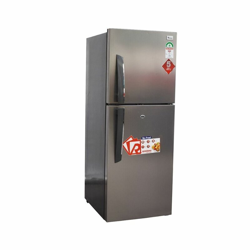 RAMTONS 196 LITRES DOUBLE DOOR NO FROST FRIDGE, SILVER RF/239 Home Appliances Fridges