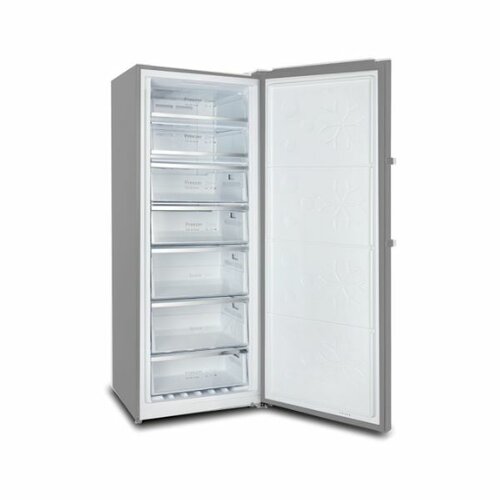 Mika Upright Freezer 380L, Brush SS Look MUNF380DXV Home Appliances