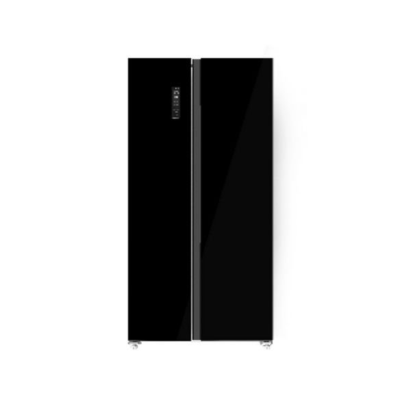 Von VARZ20NHK Side By Side Fridge, 429L Black Home Appliances