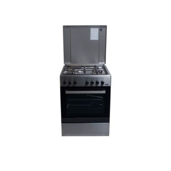 Von 7312NEI/VAC6S031UX 3 Gas + 1 Electric Cooker Inox Home