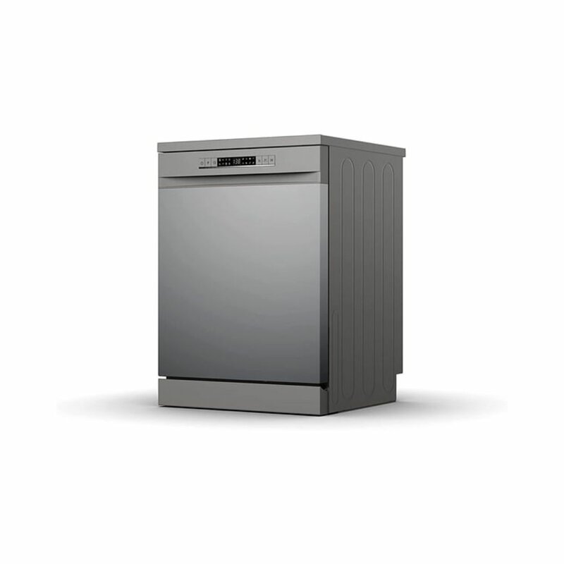 Hisense Dishwasher Free Standing 13 Place Setting With 8 Programs Silver HS622E90G Home