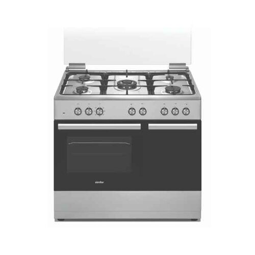 Simfer 9506NEI Prof Cooker 5 Gas + Electric Oven & Cylinder Compartment