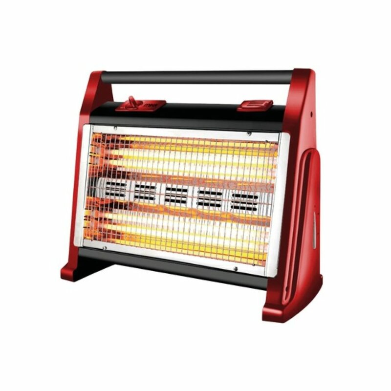 MIKA Quartz Heater, 8001600W, Red & Black MH301 Home Appliances AC