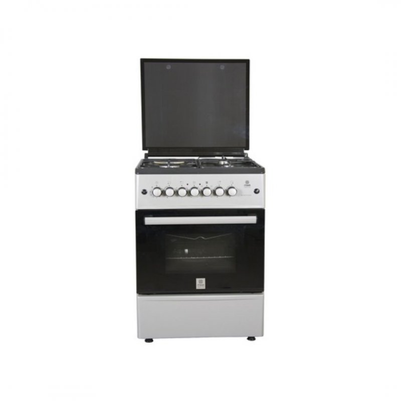 MIKA Standing Cooker, 58cm X 58cm, 3 + 1, Electric Oven, Silver MST60PU31SL/SD Home Appliances